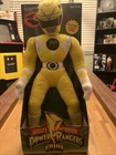 Rare Vintage 1994 Mighty Morphin Power Rangers Karate Arm YELLOW Ranger Plush