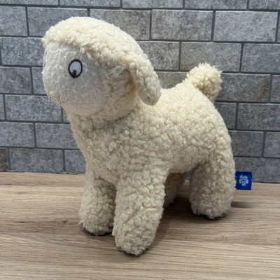 Vintage 1998 musikalisches Lamm Schaf Plüschtier kleines ''Le Petit'' Prinz vier Aufziehspielzeug