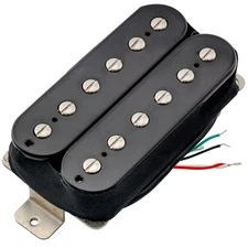 Artec HBBA-TBN-BK Black Alnico 5 Uncovered Humbucker Electric Guitar Neck Pickup
