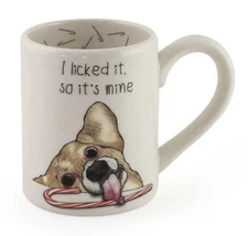 Boston International Coffee Mug Ceramic I licked It, So It’s Mine Christmas New