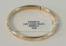 Gold Filled Childs Bangle Bracelet 14K NEW NWT