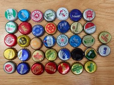 lot 37 different used China cap-beer,wine,dri...