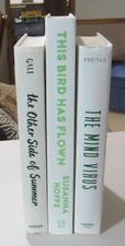DECOR Book lot 3 Library Staging Display Home Design Bright White Green Text NEW