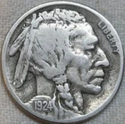1924 S Buffalo Nickel VG Strong Strike. Free Shipping.  Breaking Up Sets