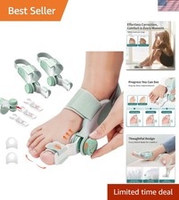 Professional Bunion Corrector with Knob  Adjustable Plates - 2 Pack Relief Set