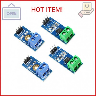 WayinTop ACS712 Hall Effect Current Sensor 30A + 2 Voltage Sensor DC0-25V for Ar