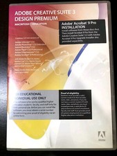 Adobe Creative Suite 3 Design Premium  Mac  Student Edition W/ Product Code