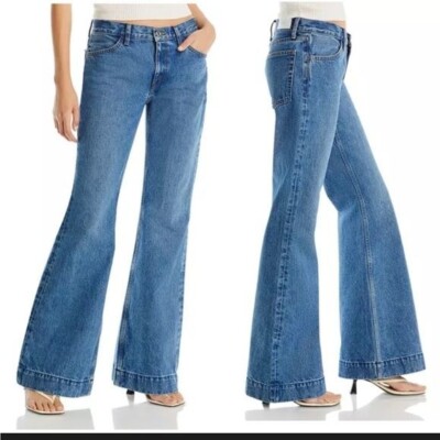 RE/DONE 70 s Low Rise Bell Bottom Jeans