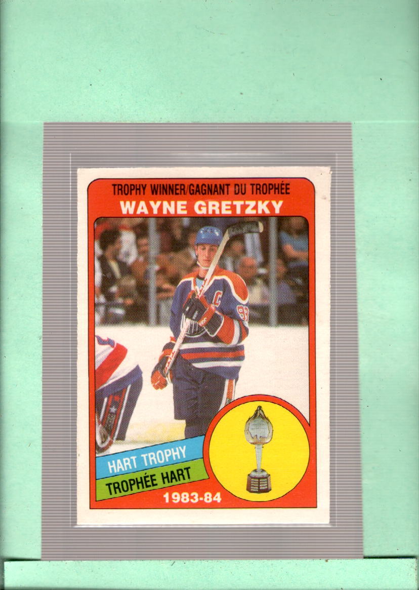 Wayne Gretzky #374 (Hockey Cards 1984 O-Pee-Chee) — is it worth grading?