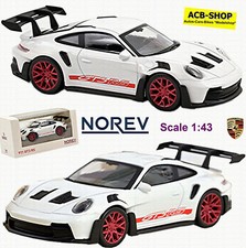 Porsche 911 GT3 RS 2022 Weiss White With Red Stickers 1:43 Norev 750044
