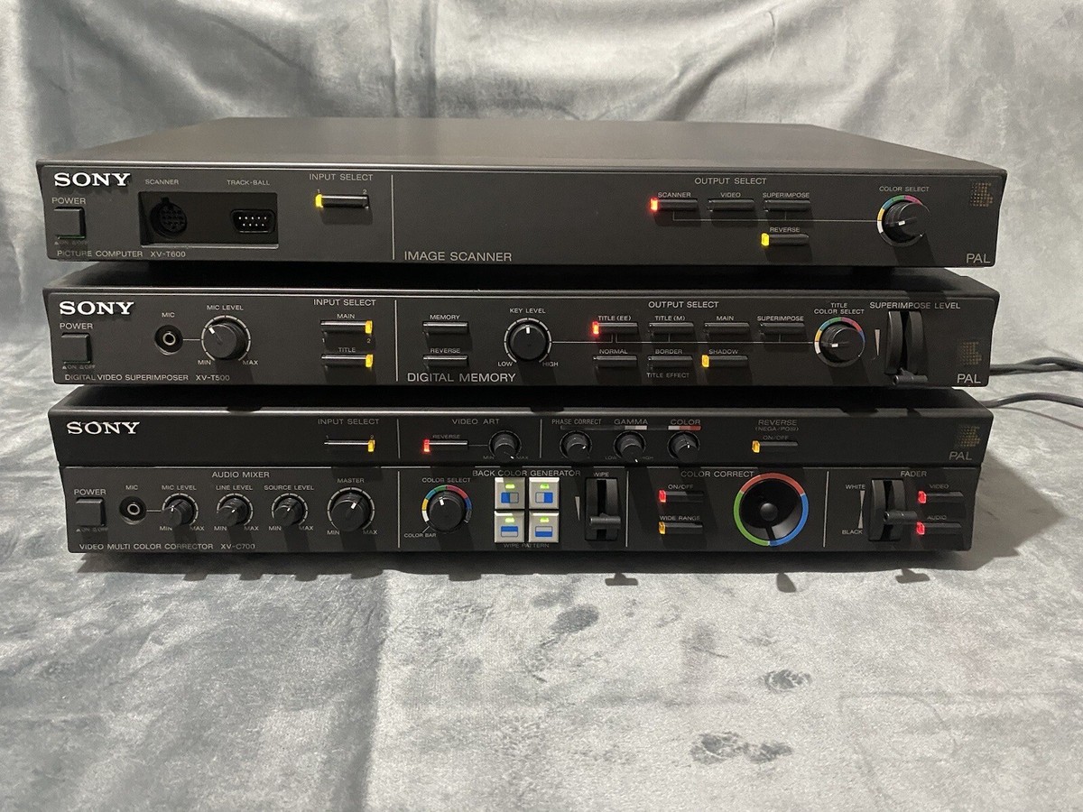 SONYビデオカラーコレクターXV-5000 SONYビデオカラーコレクターXV-5000 - メルカリ