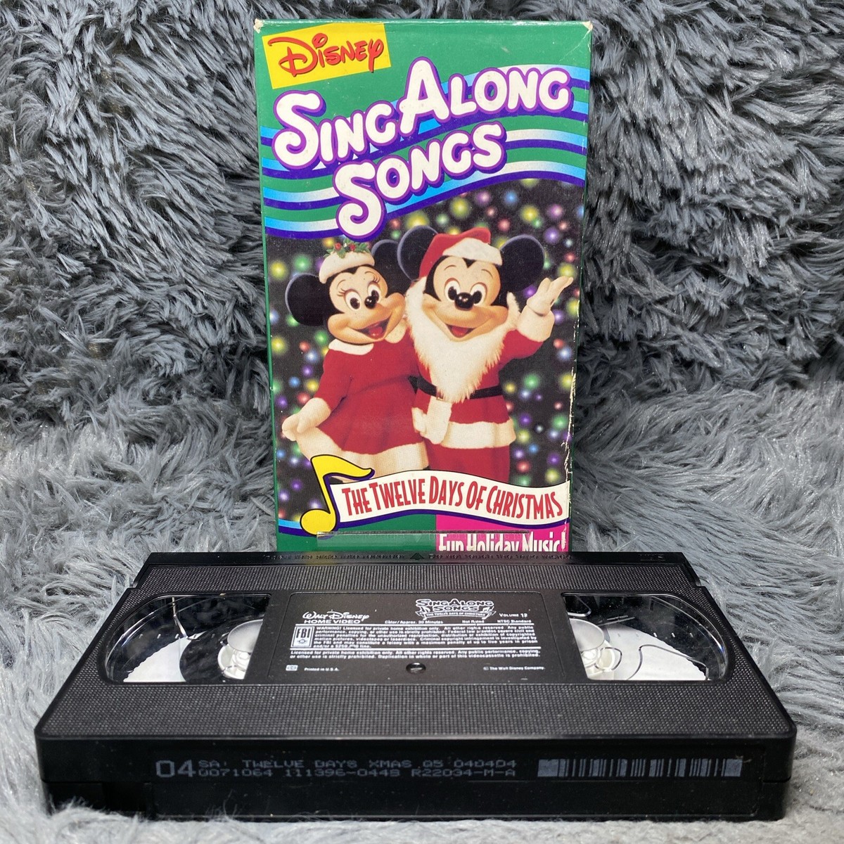 Disney's Sing Along Songs The Twelve Days Of Christmas VHS 1994