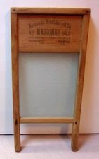 Vintage National Washboard Co. "The Glass King" No. 863 Lingerie Washer 18"