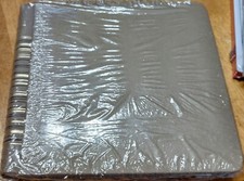 Creative Memories 7 x 7 Strap Hinge Photo Brown/Taupe With Gold On Binding New