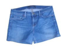 J BRAND Jean Shorts "Skinny Leg Pacifica" Denim Blue Size 28 Booty Mini Stretch