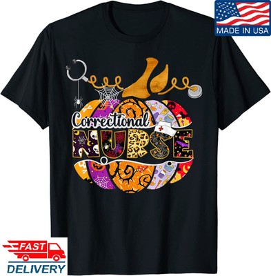 Leopard Pumpkin Happy Halloween Costume Correctional T-Shirt