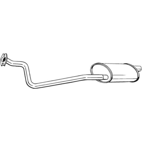 Bosal VorschalldäMpfer FüR Fiat Scudo Combinato 220P 220L 220_ CitroëN Jumpy-image