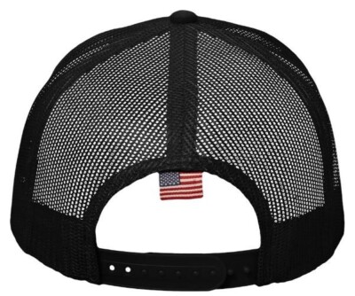 Trump Hat MAGA 2028 Embroidered Black Mesh Back Adjustable Hat w