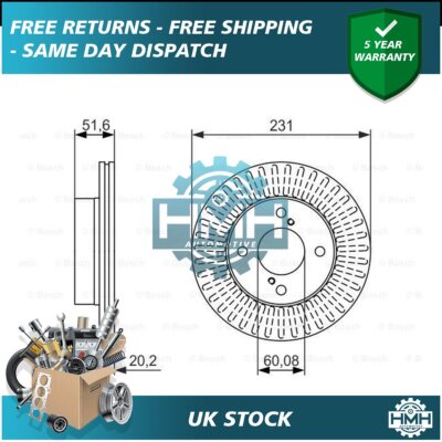 Fits Suzuki Alto Nissan Pixo 1.0 + Other Models HMH Front Brake Disc