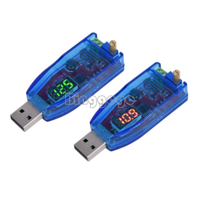 DC-DC 5V to DC 1-24V Adjustable Step Up/Down Buck Boost Converter Power Supply D