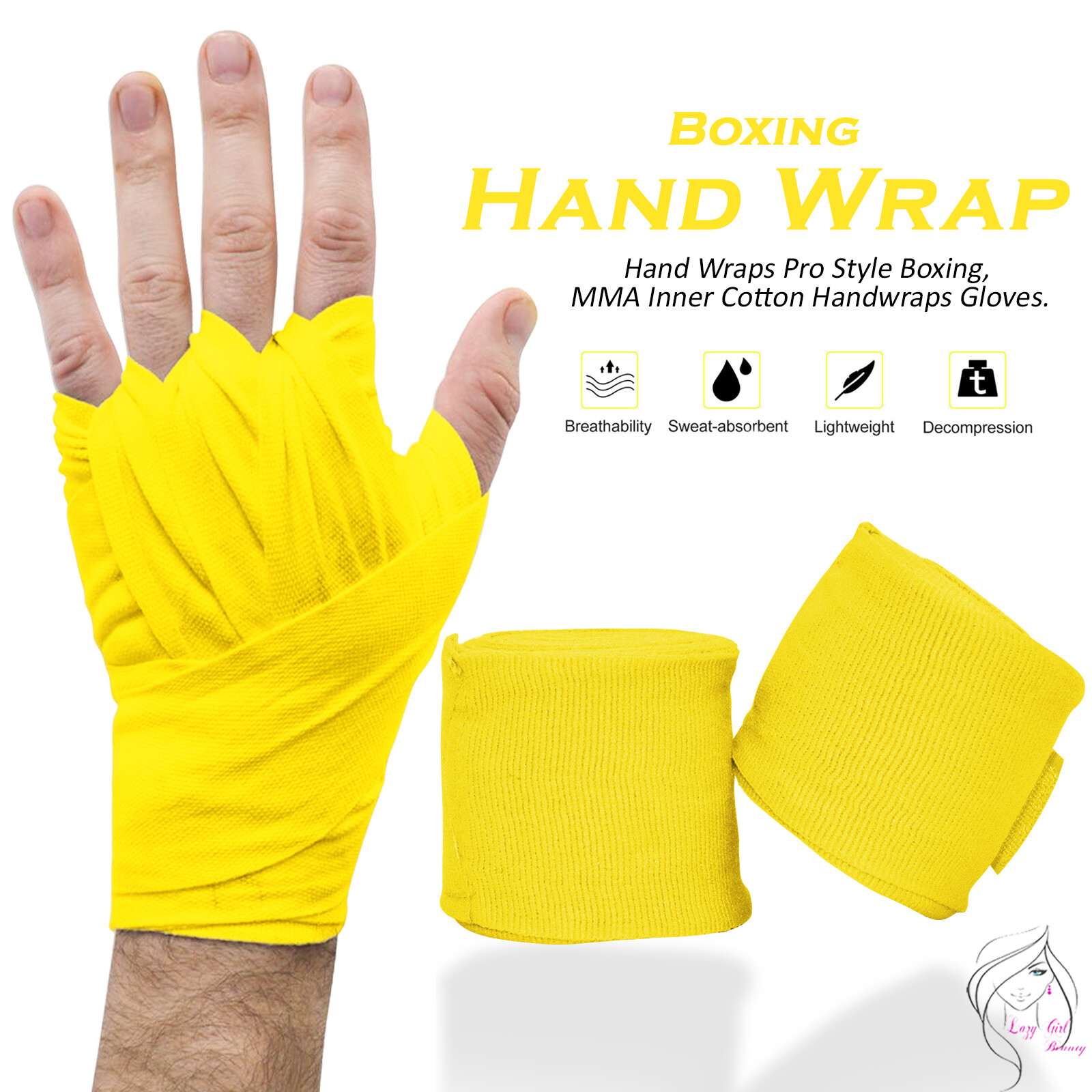 LGB® Bandages Hand Wraps MMA Boxing Inner Gloves Mitt Protector
