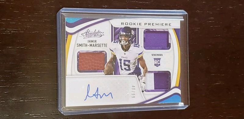 2021 Panini Absolute Ihmir Smith-Marsette Triple Patch RPA Spectrum #40/99 RC 📈