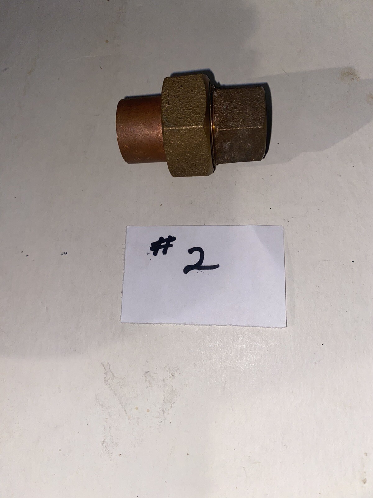 1 Pc 3/4 “ Copper  Solder Union New Old Stock # 2