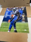 BUFFALO BILLS TRE'DAVIOUS WHITE #27 SIGNED 16X20 PHOTO ALL PRO CB LSU- JSA WIT