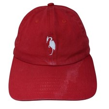 U.S. Kids Golf Strapback Hat Red Youth M/L Adjustable Embroidered