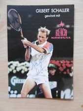 Gilbert Schaller autograph signed 10x15 cm postcard