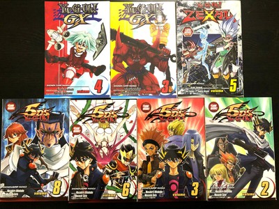 7 Comic Book Manga Lot Yugioh Gx 5ds Zexal 3 4 5 8 6 2 Viz Media Yoshida Miyoshi Ebay