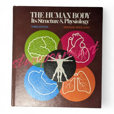 The Human Body, It's Structure & Physiology, 1974 Third Edition, by Sigmund...
