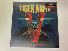 TIGER ARMY V LP RECORD NEON YELLOW VINYL NEW SEALED