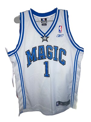 Tracy McGrady Orlando Magic NBA Jersey Men M Reebok Sewn White #1