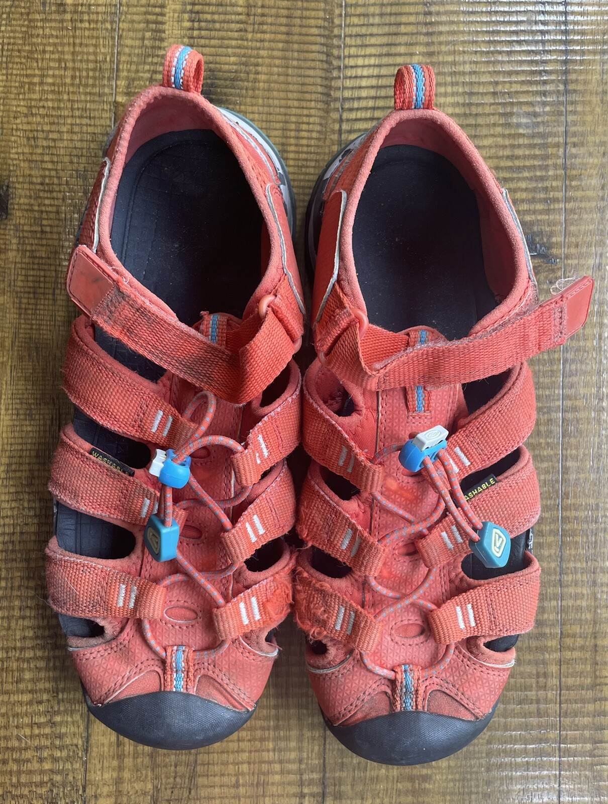 Sandali da trekking Keen Newport H2 uomo punta chiusa scarpe da acqua arancioni US 5