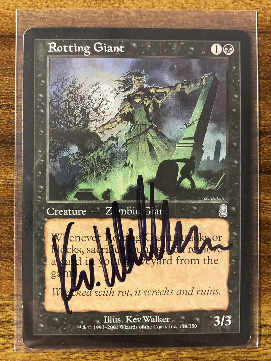 MTG✨Signed ROTTING GIANT ARTIST PROOF✨Odyssey NM/M 2001 UNCOMMON