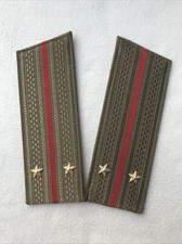 Sowjetarmee Dienstgradabzeichen Dienstanzug Leutnant UdSSR 