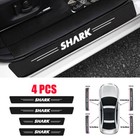 4X For BYD Shark Accessories Car Door Sill Plate Protector Stickers Cover