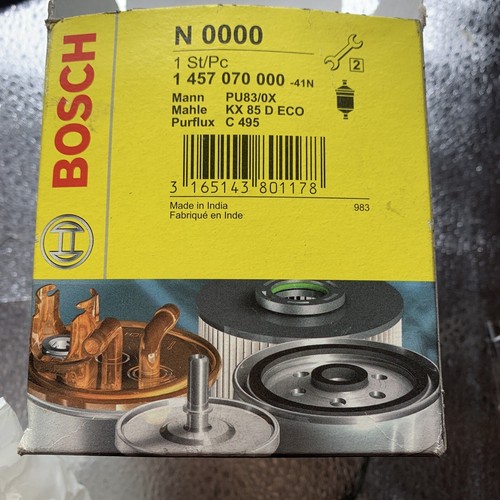 Filtre à Carburant Bosch 1457070000 2.0 HDI Diesel Citroen Fiat Peugeot Lancia - Photo 4 sur 4