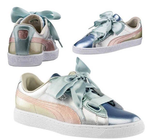 puma basket heart bauble