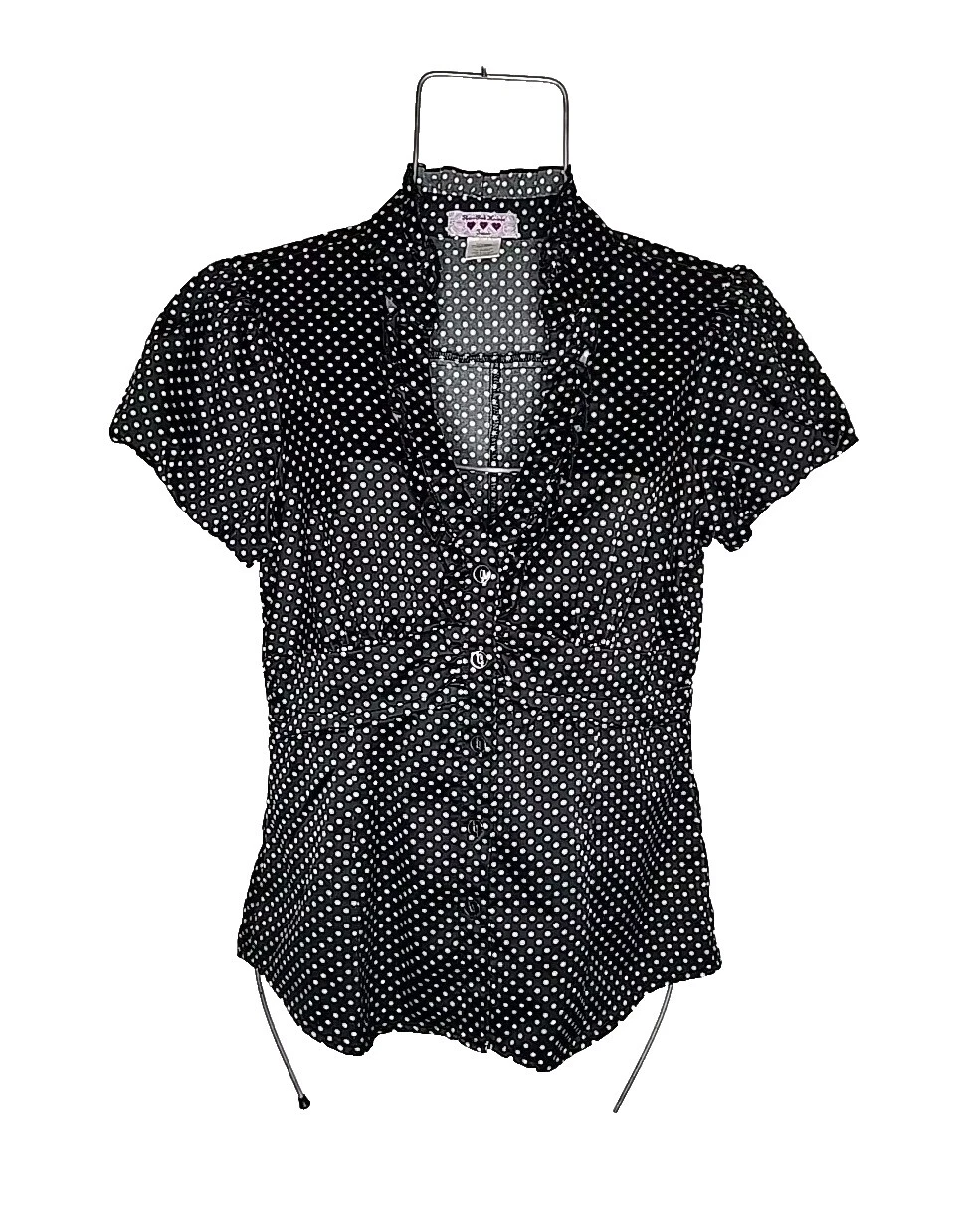 Trixxi lunares blusa top para mujeres