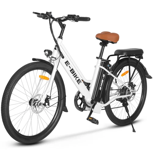 2025 E-Bike 26'' Electric Bike for Adults 750W Motor City Bicycle Commuter Ebike