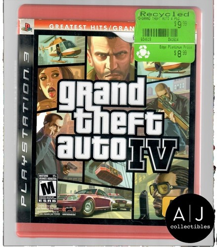 GRAND THEFT AUTO IV GTA 4 Ps3 Playstation 3 pal ita italiano EUR 5,00 - FR