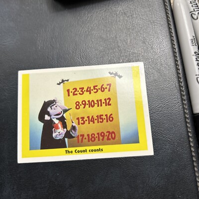 B22s Sesame Street 1992 Ctw #1 The Count Counts