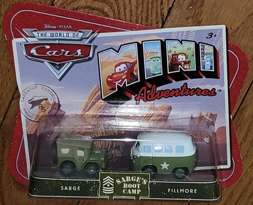 DISNEY PIXAR CARS: MINI ADVENTURES: SARGE'S BOOT CAMP SARGE & FILLMORE ...