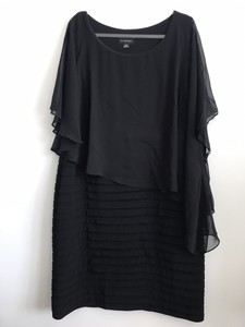 black sheer overlay top