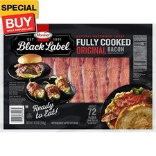 Fully Cooked Bacon - Thick Bacon Snacks for Breakfast, 10.5 Ounce Pack of 1