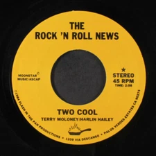 TERRY MOLONEY & HARLIN HAILEY: the rock'n roll news MOONSTAR 7" Single 45 RPM