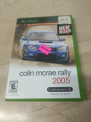 colin mcrae rally 2005 Microsoft XBOX Codemasters