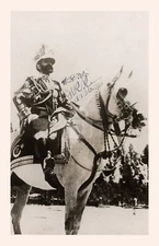 Haile Selassie Signed Autograph RPPC Photo Postcard COPY